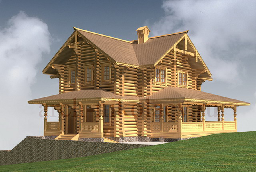 элитный деревянный дом Святослав